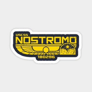 Nostromo Logo (Gold) Sticker